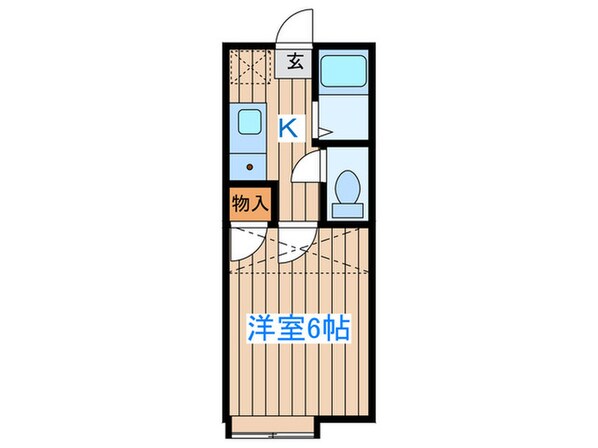 エクセルシャトー原町の物件間取画像